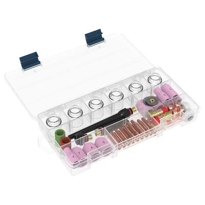 工具 71 件 TIG 焊接火炬 Stubby 气体镜头玻璃杯套件 适合 WP-17/18/26 — 第 1/4 张图片