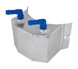 Alloy Piggyback 1 Litre Oil Catch Tank Shaped for Dry Sump Tank 2x Push On - Picture 1 of 4