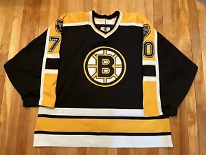 Andrew Raycroft GAME WORN 98/99 Boston Bruins STARTER Hockey 1st NHL Jersey - Picture 1 of 8