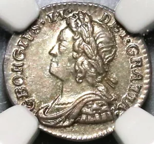 1757 NGC MS 63 George II Silver Penny Great Britain Coin POP 1/0 (20091903C) - Picture 1 of 8