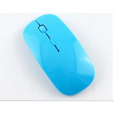 Blue 2.4GHz wireless mouse for PC / laptop or Mac - Image 1 of 2