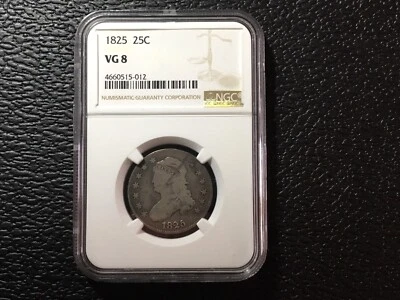 1825 Bust Quarter - Image 1 of 4