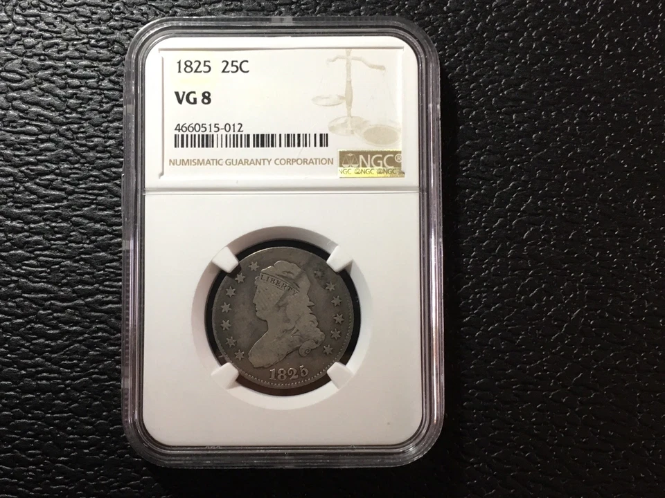 1825 Bust Quarter - Image 1 of 4