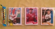 1990 Fleer Baseball Card Rack Pack Jeff Treadway Chris Hammond Mike Benjamin