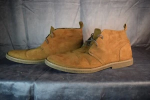 Men's size 11.5 (45) Suede lace up ankle shoe boots shoes by H & M - Picture 1 of 5