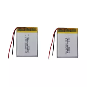 2pcs 3.7V 320mAh 1.18Wh Rechargeable Li-Polymer Li Battery Li-ion Cell 353040 - Picture 1 of 3