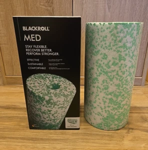 BLACKROLL MED weiß grün Massagerolle Medium Faszienrolle 30cm Blackroll med - Bild 1 von 8