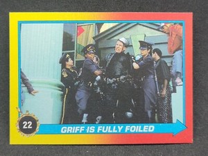1989 Topps Back to the Future Part II Griff is Fully Foiled #22 w[O
