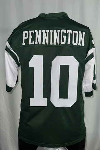 Chad Pennington unsigned green pro style football jersey  XL Cover