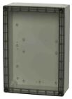 1 Pcs   Fibox Grey Polycarbonate Enclosure Ip66 Ip67 Ik08 Smoked Grey Lid 2