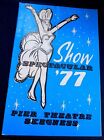 1977 Skegness PIER PAVILION , Theatre Programme  , MIKE & BERNIE WINTERS