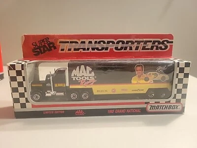Matchbox Super Star Transporters Hauler Harry Gant Mac Tools #7 Tractor Trailer - Image 1 of 4