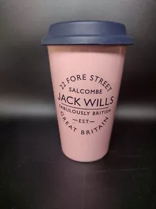 Jack Wills Reusable Travel Ceramic Coffee Cup Great Quality Eco friendly - Picture 1 of 10