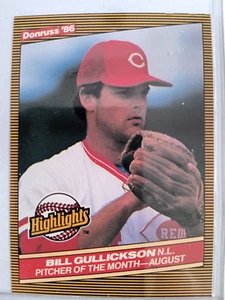 BILL GULLICKSON CINCINNATI REDS 1986 DONRUSS HIGHLIGHTS BASEBALL CARD #40 - Picture 1 of 1
