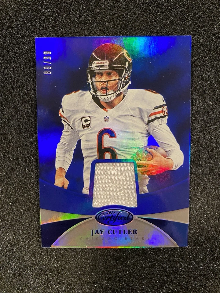 2013 Certified Game Worn Material Mirror Blue Jay Cutler 89/99 #40 - Image 1 of 2
