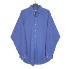 RALPH LAUREN Blue Shirt Blake Fit Oxford Long Sleeve Casual Cotton Mens XXL