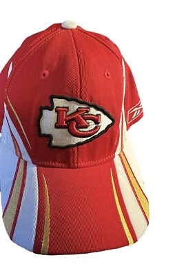 Gorra Kansas City Chiefs Reebok Pata de Tiburón Equipo NFL Fútbol Foto 1 de 4