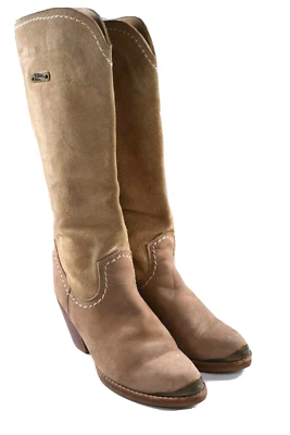 Botas vaqueras Zodiac para mujer de cuero marrón con punta talla 6,5 M Foto 1 de 4