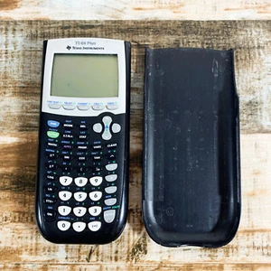 Texas Instruments TI-84 Plus Graphing Calculator w/ Cover - Tested and Working - Picture 1 of 3