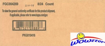 2021 Topps CHROME WWE HOBBY 8 Box Factory Sealed CASE-16 AUTOGRAPHS - Image 1 of 2