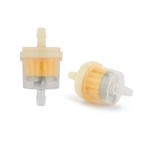 Pair Clear Fuel Filter Petrol In-Line FOR 6 to 8mm Pipe Filter Motorbike - Picture 1 of 9