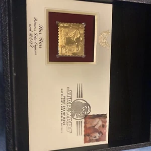 2007 Star Wars Gold Plated FDC First Day Cover - Princess Leia And R2D2 Disney - Picture 1 of 22