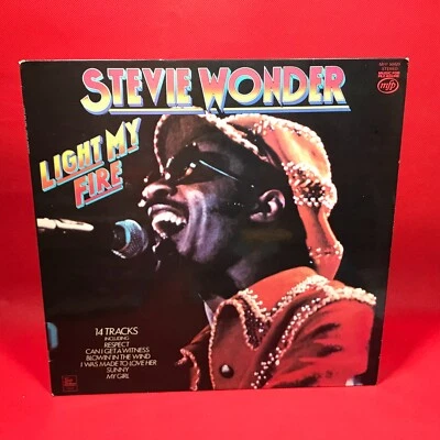 STEVIE WONDER Light My Fire 1979 UK Vinyl LP I Was Made To Love Her motown - Image 1 of 4