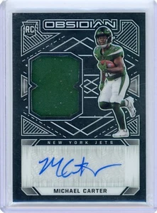 Michael Carter - 2021 Panini Obsidian #218 - Rookie Patch Auto (RPA) /150 - Picture 1 of 2