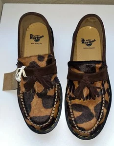 Dr. Martens Air Wair Adrian Ocelot + Dark Brown Made in England UK 5/US 7 NIB - Picture 1 of 18