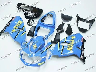 Kit de carenado de carrocería molde de inyección ABS azul Rizla 1998-2002 para Suzuki TL1000R Foto 1 de 4