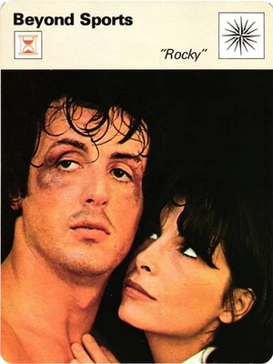 Tarjeta Sportscaster 1978 "Rocky" #37-13 Boxing Sylvester Stallone Foto 1 de 2