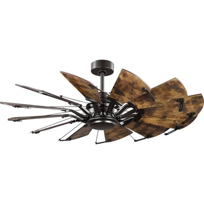 Progress Lighting Springer 52 Springer 52" 12 Blade Indoor - Bronze - Image 1 of 4