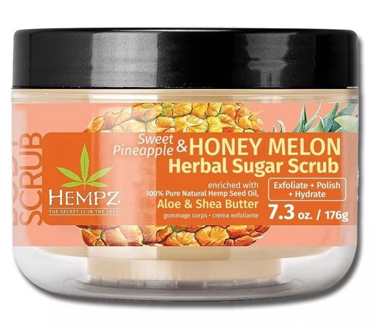 Hempz Shea Scrub Sweet Pineapple & Honey Melon 7.3 Oz