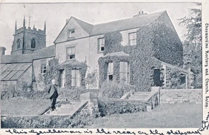 FRA 1905 Postkarte, Cheswardine Rectory, Newport, Salop zeigt Vikar - Schrift lesen - Bild 1 von 1