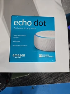 Amazon Echo Dot Smart Speaker with Alexa – 3rd Generation. New - Picture 1 of 5