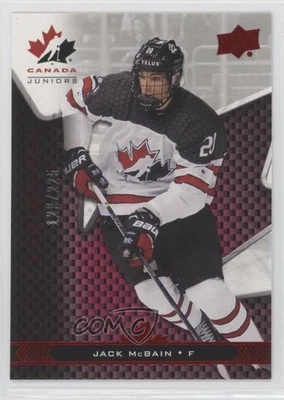 2018 Upper Deck Team Canada Juniors Exclusives /225 Jack McBain #38 - Image 1 of 2