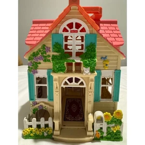 Fisher-Price Loving Family Dollhouse 2000 Mattel Vintage Playhouse Missing Door - Picture 1 of 10