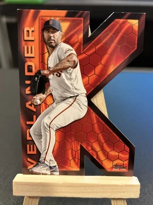 2025 Topps Serie 2 K-Zone #KZ-9 JUSTIN VERLANDER SP Troquelado MLB Foto 1 de 2