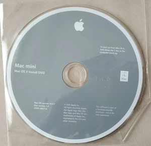 2 DVD d'installation originaux pour Mac mini : Mac OS X 10.6.3 - Photo 1/4