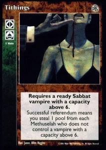 Tithings [Third set] - VTES card - Imagen 1 de 2