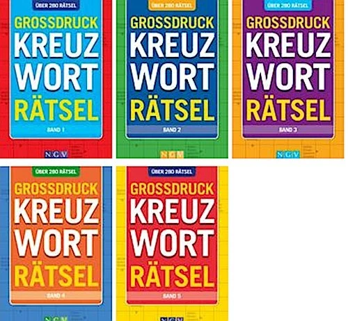 Großdruck Kreuzworträtsel - zur Auswahl - Bild 1 von 1