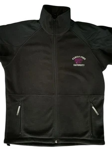 Columbia Kansas State ALPHA XI DELTA Full Zip Black Fleece Jacket Men’s Small - Bild 1 von 6