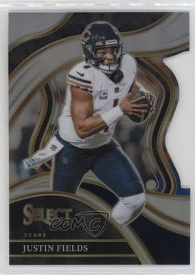 2023 Panini Select Club Level Silver Prizm Die-Cut Justin Fields #249 - Image 1 of 2