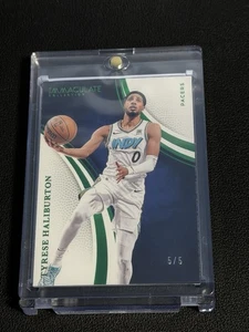 2024 Immaculate NBA Green Foil TYRESE HALIBURTON 4/5 INDIANA PACERS #29 - Foto 1 di 2