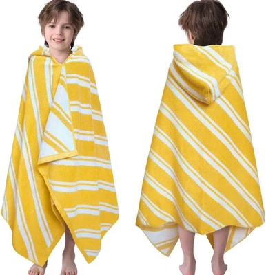 Hooded Bath Towels for Kids (3-10Years) - Soft, Absorbent Turkish Cotton Thick P - Image 1 of 4