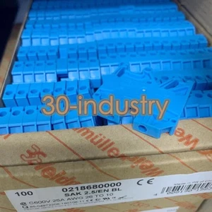 100Pcs/Box New terminal block SAK 2.5/ EN BL 0218680000 - Picture 1 of 2