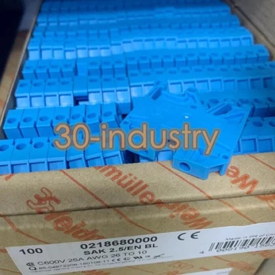100Pcs/Box New terminal block SAK 2.5/ EN BL 0218680000 - Image 1 of 2