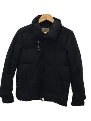 A BATHING APE BAPE Down Jacket Black Nylon Size S #EK AHA - Image 1 of 4