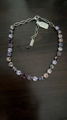 Collar Mariana púrpura estrás cristales de Swarovski nuevo Foto 1 de 3