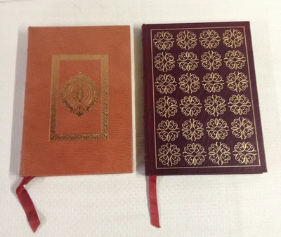 Lot of 2 - Easton Press - Stephen Crane - Red Badge of Courage & Maggie Leather Foto 1 de 3